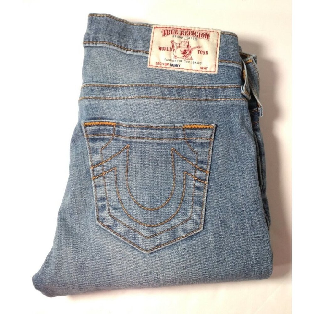 True Religion Skinny Jeans Womens 28x32 Medium Wash